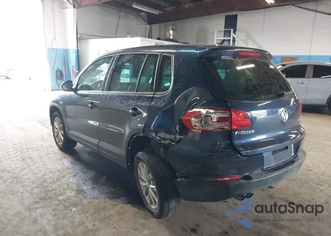 2014 Volkswagen Tiguan Se из США, поврежденный, VIN WVGBV3AX0EW555621